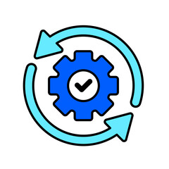 Icon a procedures, isolated against a clean background.