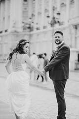Fototapeta premium Boda, día de la boda, celebración de la boda, los novios