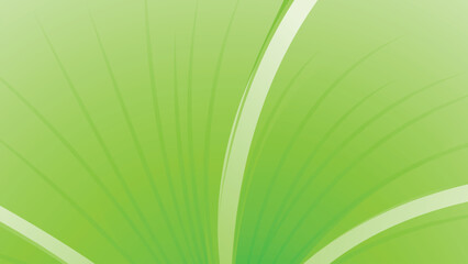 Abstract green wave pattern with leaf line illustration for eco nature design