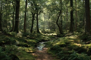Write a poem about the interconnectedness of forest life