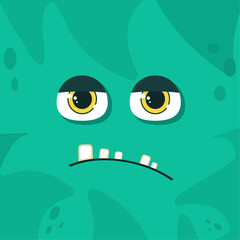 monster face
