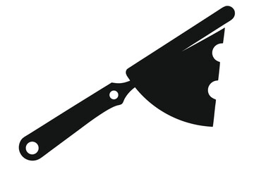 kitchen knife isolated on white