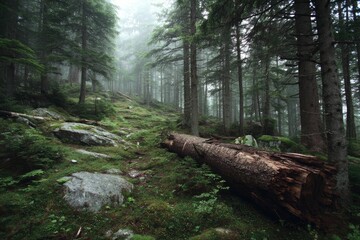 Write a story about a forest that remembers every visitor