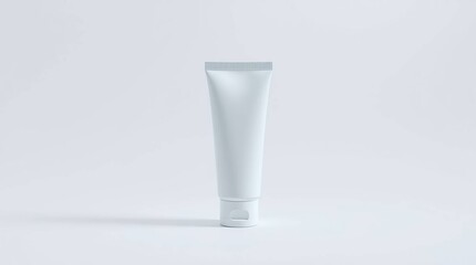Blank White Cosmetic Tube Mockup Perfect for Packaging Design