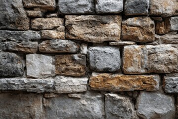 Fototapeta premium Historic stone wall surfaces, weathered exteriors of timeless structures, architectural features for retro aesthetics, cultural preservation efforts, traditional design motifs for interior styling