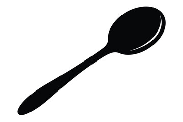 spoon on white background