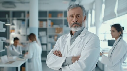 The experienced male doctor