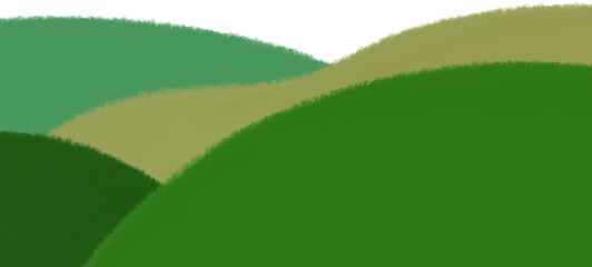 green grass hill background
