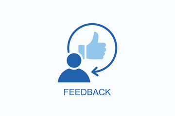 Feedback Icon Or Logo Isolated Vector Illustration