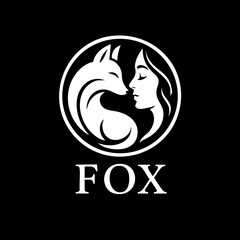 The Fox and Letter O Logo Icon Symbol Emblem