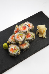 Delicious rolls with tender cheese