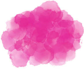 Watercolor purple decoration