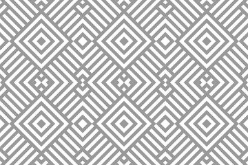 Abstract Seamless Geometric Checked Pattern.
