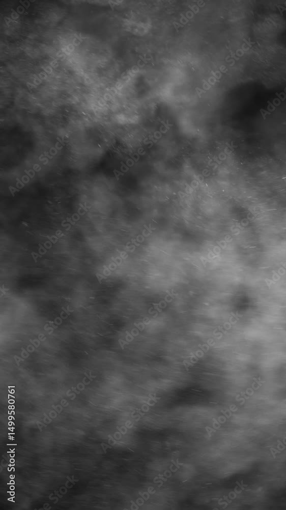 Canvas Prints organic cloud of dust particles floating on black screen overlay in slow motion.