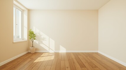Fototapeta premium Modern Beige Apartment Interior - Design Concept