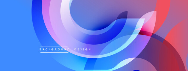 Abstract fluid shapes, vibrant colors blend. Dynamic composition creates modern background design. Smooth gradients, flowing forms present visual appeal.