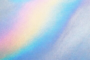 Abstract Pastel Rainbow Gradient on Textured Fabric Background