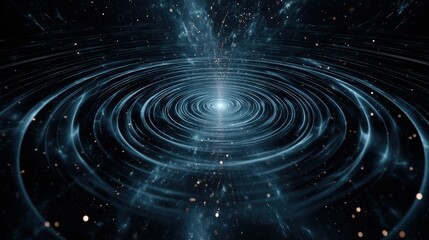 Khris faint concentric pulse cosmic realm digital art mystical atmosphere abstract viewpoint dynamic energy