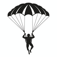 man with parachute