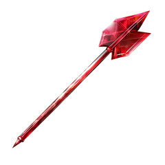 Modern Arrow with Dynamic Glossy Vectors in Opulent Isolated on Transparent Background