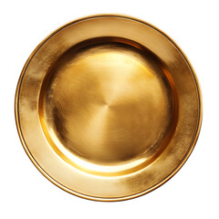Golden plate png