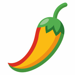 Jalapeño icon on white background