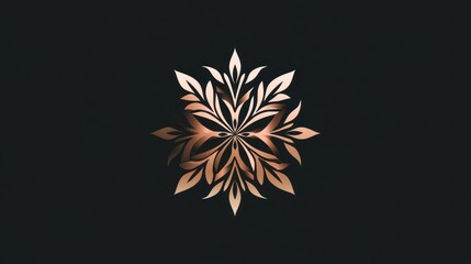 Elegant floral medallion design