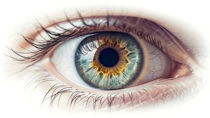 close up of human eye
