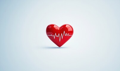 Red heart with heartbeat graphic (1)
