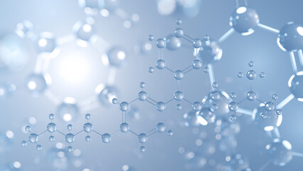 captodiame molecular structure 3d, anxiolytic compound structural chemical formula view from a microscope