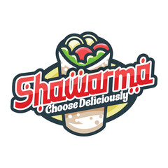 Shawarma Logo Design with Simple Soft Color.eps