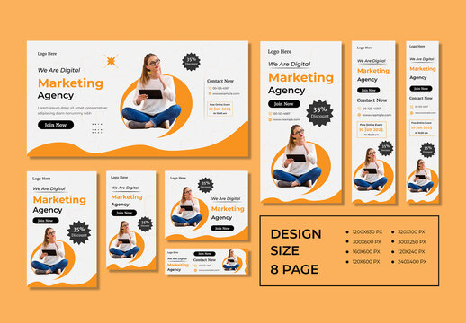Creative Digital Marketing Web Banner Design