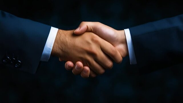 Business Deal Handshake: Partnership, Agreement, Success