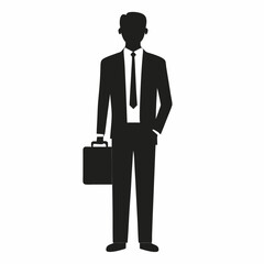 business symbol white man