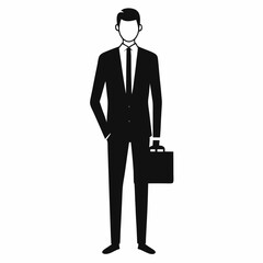 businessman with briefcase
