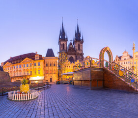 Obraz premium Church of Our Lady before Tyn, Prague, Czech Republic
