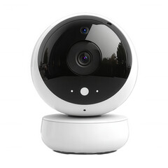 Buy a wireless security camera for home indoor use with remote access now on transparent background