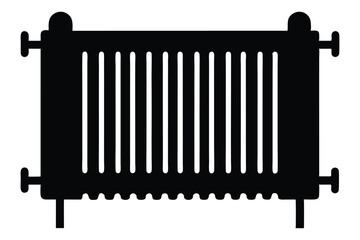 radiator isolated on white background