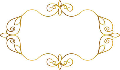 decorative frame with floral ornament