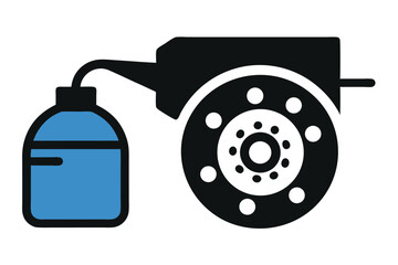 vector illustration of a telephone