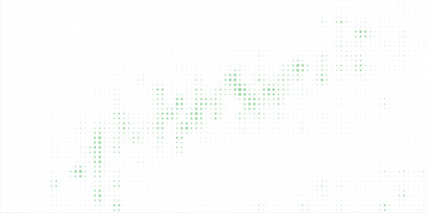 Light Blue, Green vector red banner with set of circles, dots. Donuts Background. Creative Design Template. Technological halftone illustration.