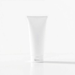 Blank White Cosmetic Tube Packaging Mockup Perfect for Your Product Designs
