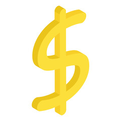 Perfect design icon of dollar coin  