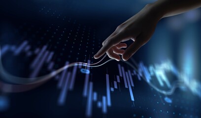 Interactive Visualization of Financial Market Trends with Focus on Real-Time Data.
