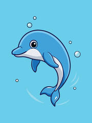 dolphin jumping in water