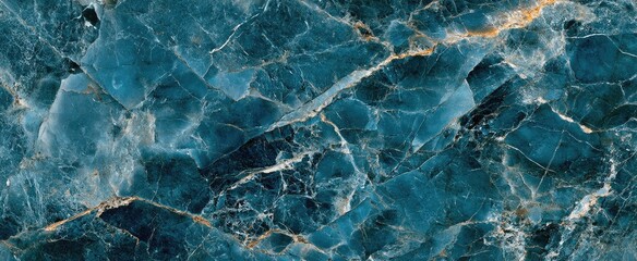 Fototapeta premium Deep Teal Marble Texture (1)