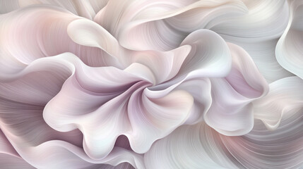 An elegant, fluid abstract background in soft pastel hues.