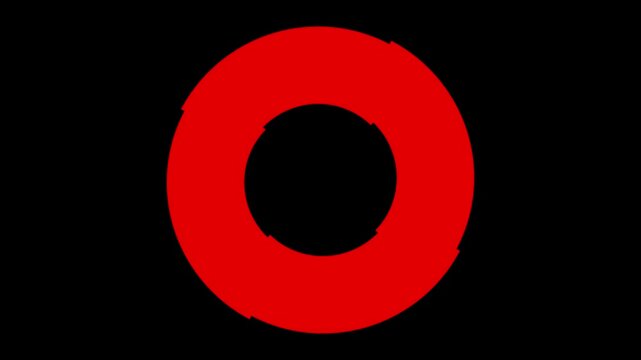 Red shuriken ninja illustration background animation