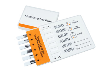 Rapid screen test panel for six drugs