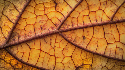 Detailed close-up of a textured orange leaf showcasing nature's beauty.